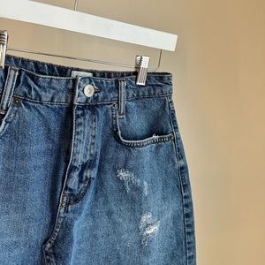 urban outfitters jean skirt